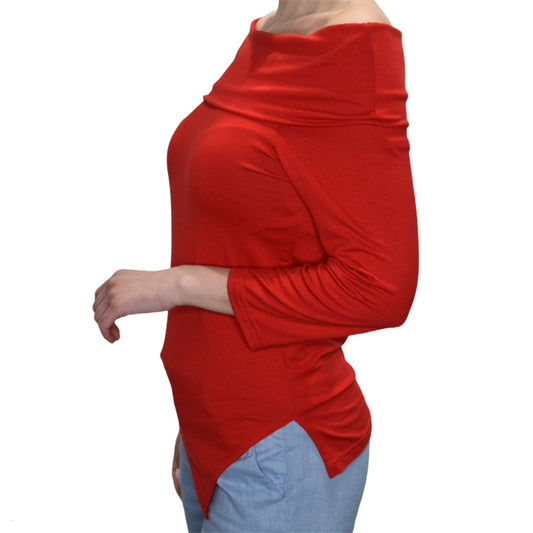 Maglia scollo a barca