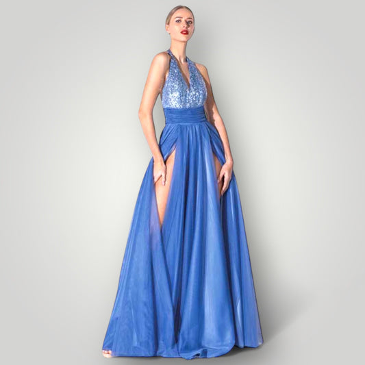 Abito corpetto paillette