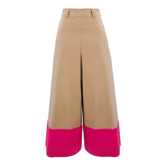 Pantalone palazzo satin