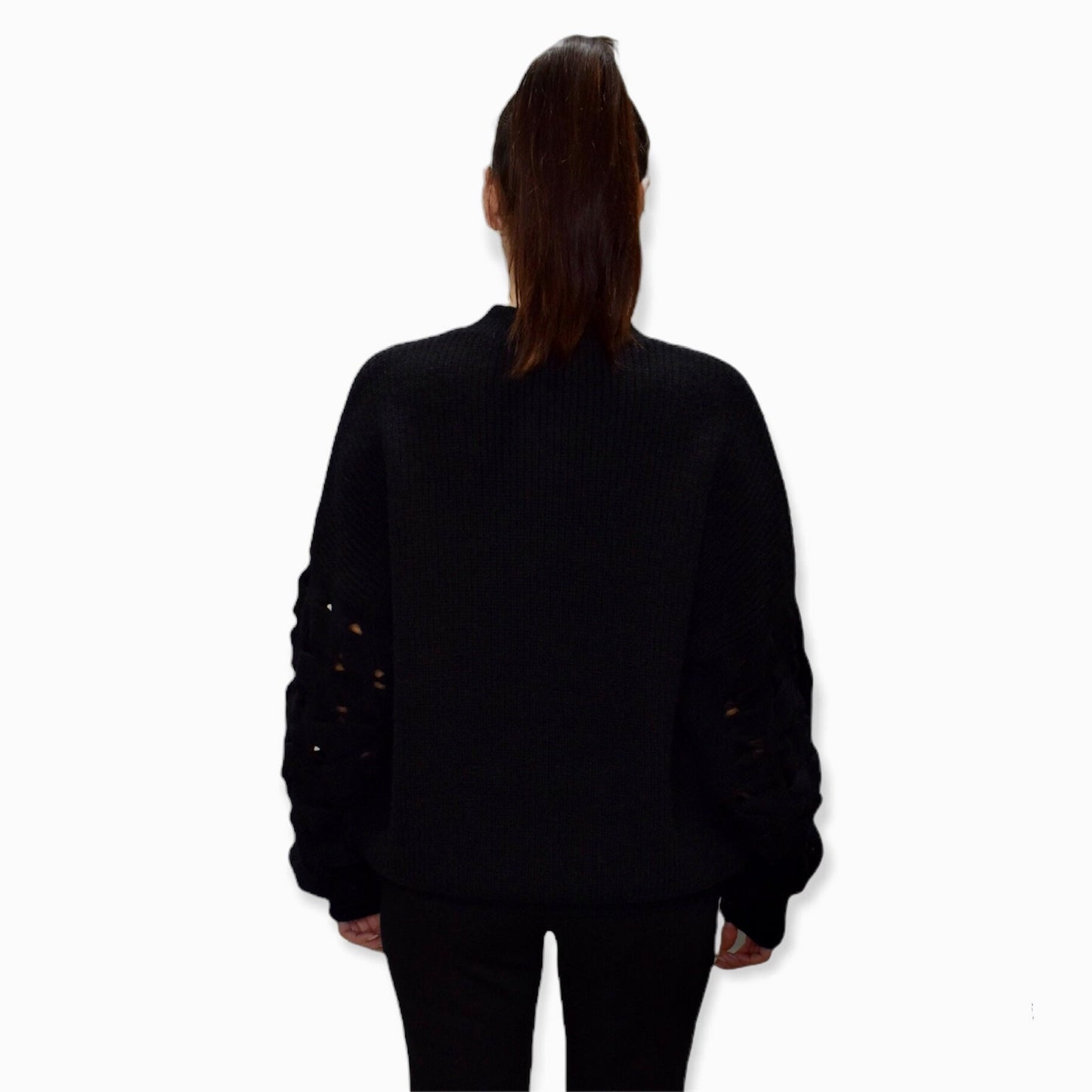 Maglia manica traforata