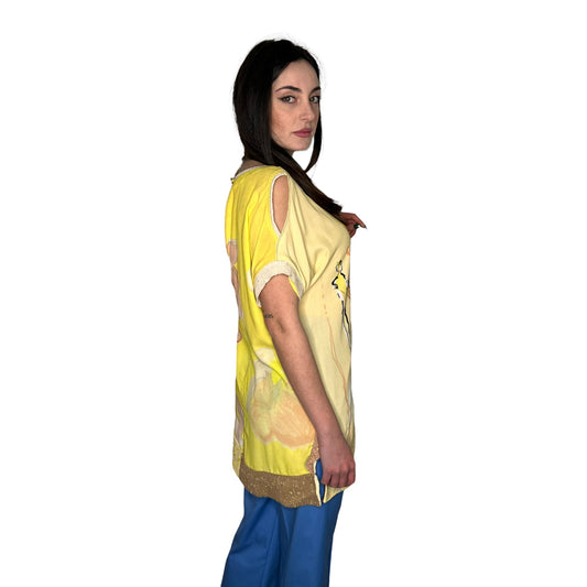 Blusa stampata