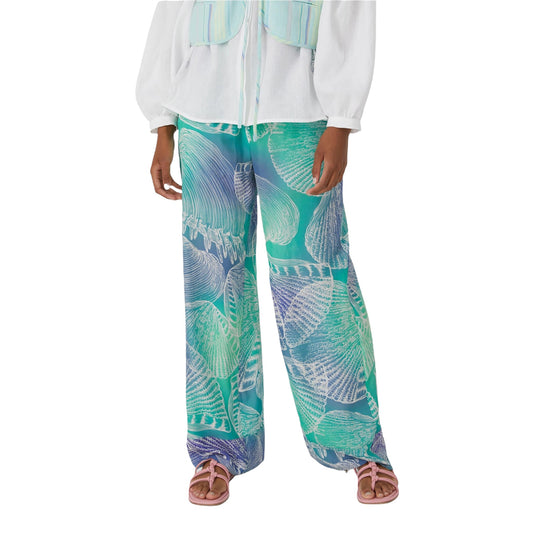 Pantalone in viscosa stampato