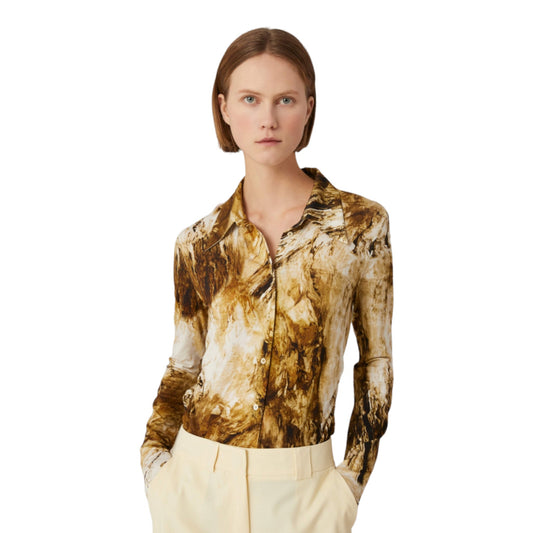 Camicia in jersey stampato