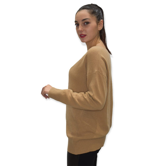 Maglia scollo a V profondo