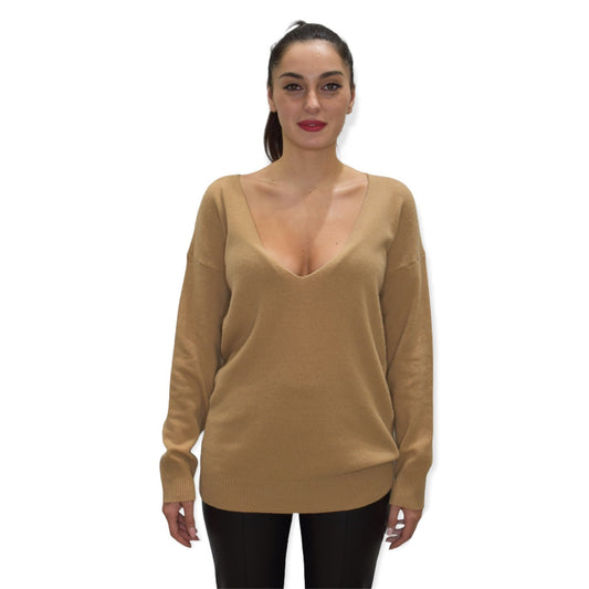 Maglia scollo a V profondo