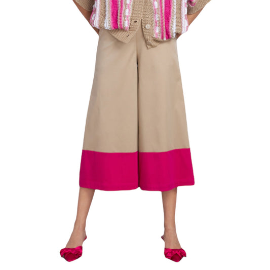 Pantalone palazzo satin